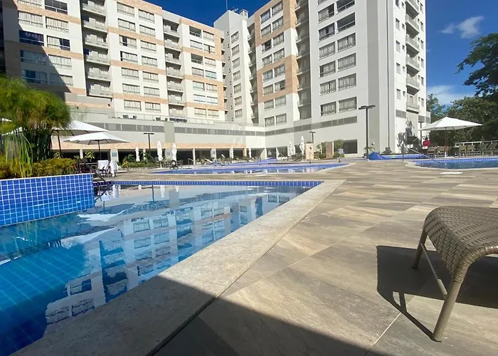 Flat Park Veredas Com Vista Serra Com Geladeira E Fogao