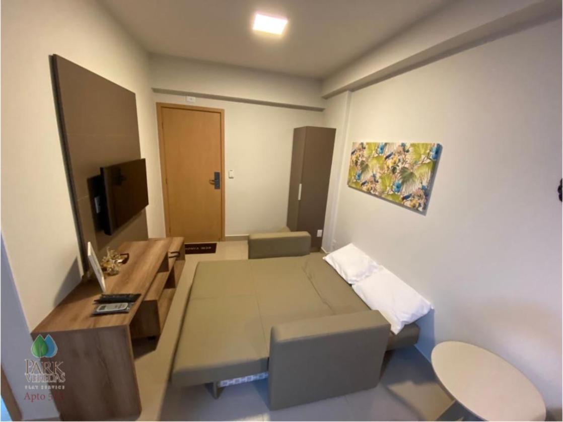 公寓 Flat Park Veredas Com Vista Serra Com Geladeira E Fogao Rio Quente